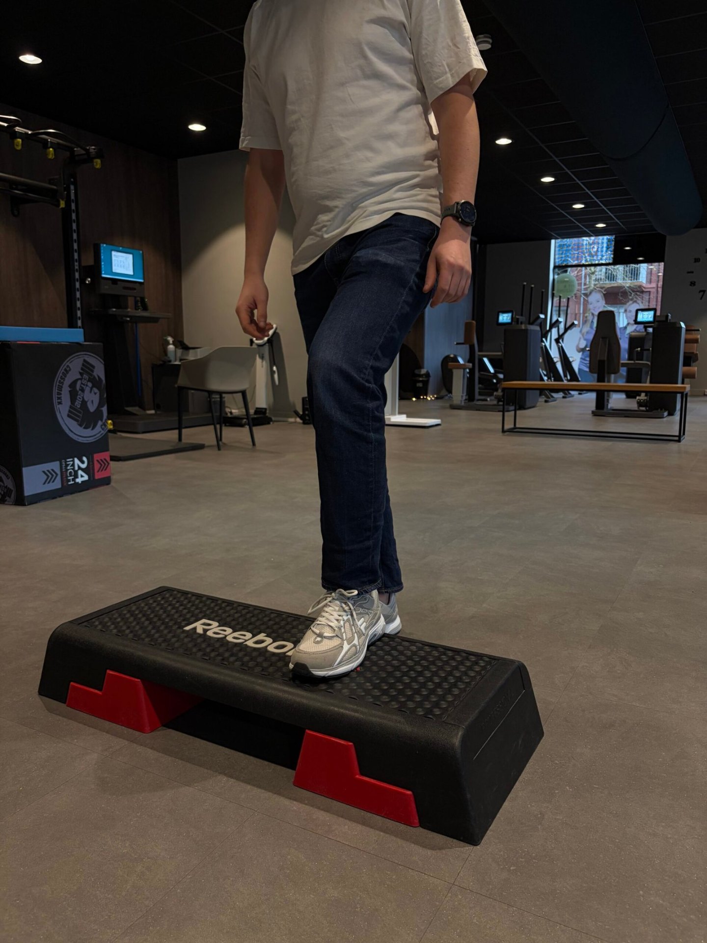 Stapoefening bij Fysiotherapie Strijp-S in Eindhoven